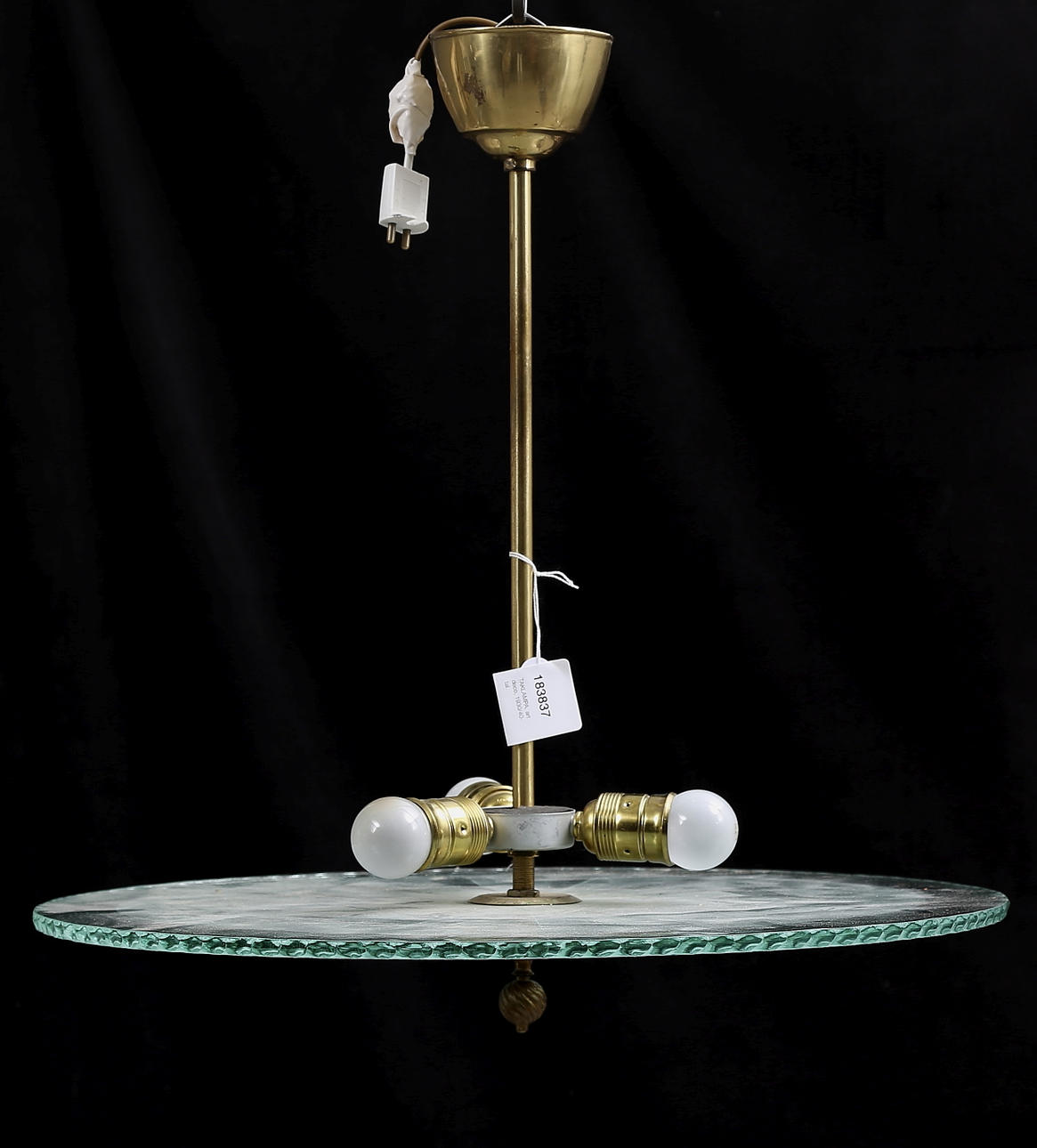 TAKLAMPA, art deco, 1930/40-tal.