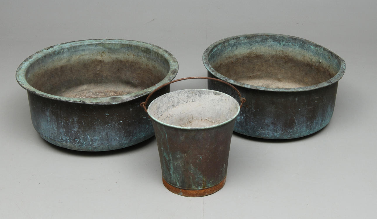 KOPPARKITTLAR, 2 st, KOPPARHINK.