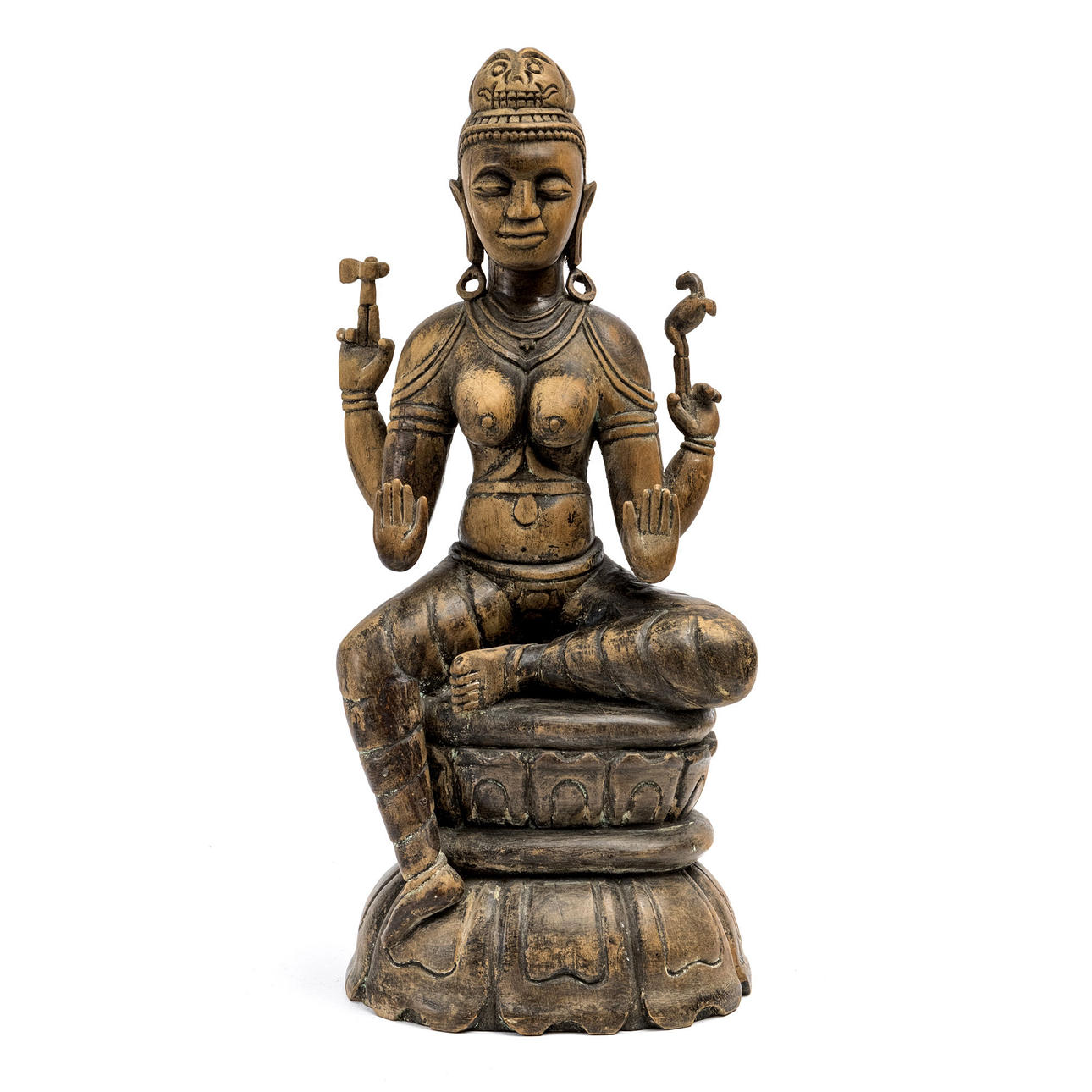 FIGUR, Kriegsgöttin Durga, Indien, 18./19.