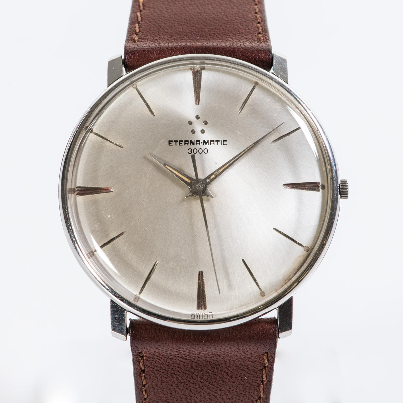 ETERNA-MATIC, 3000, 33.5 mm, steel, automatic.