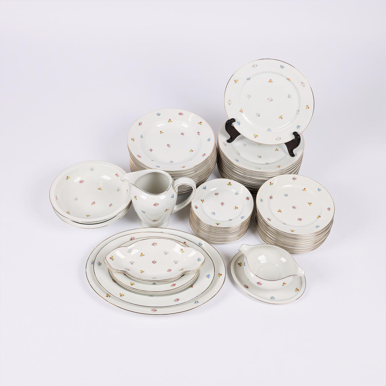 GESCHIRR 58 Stück, Rosenthal US Zone.