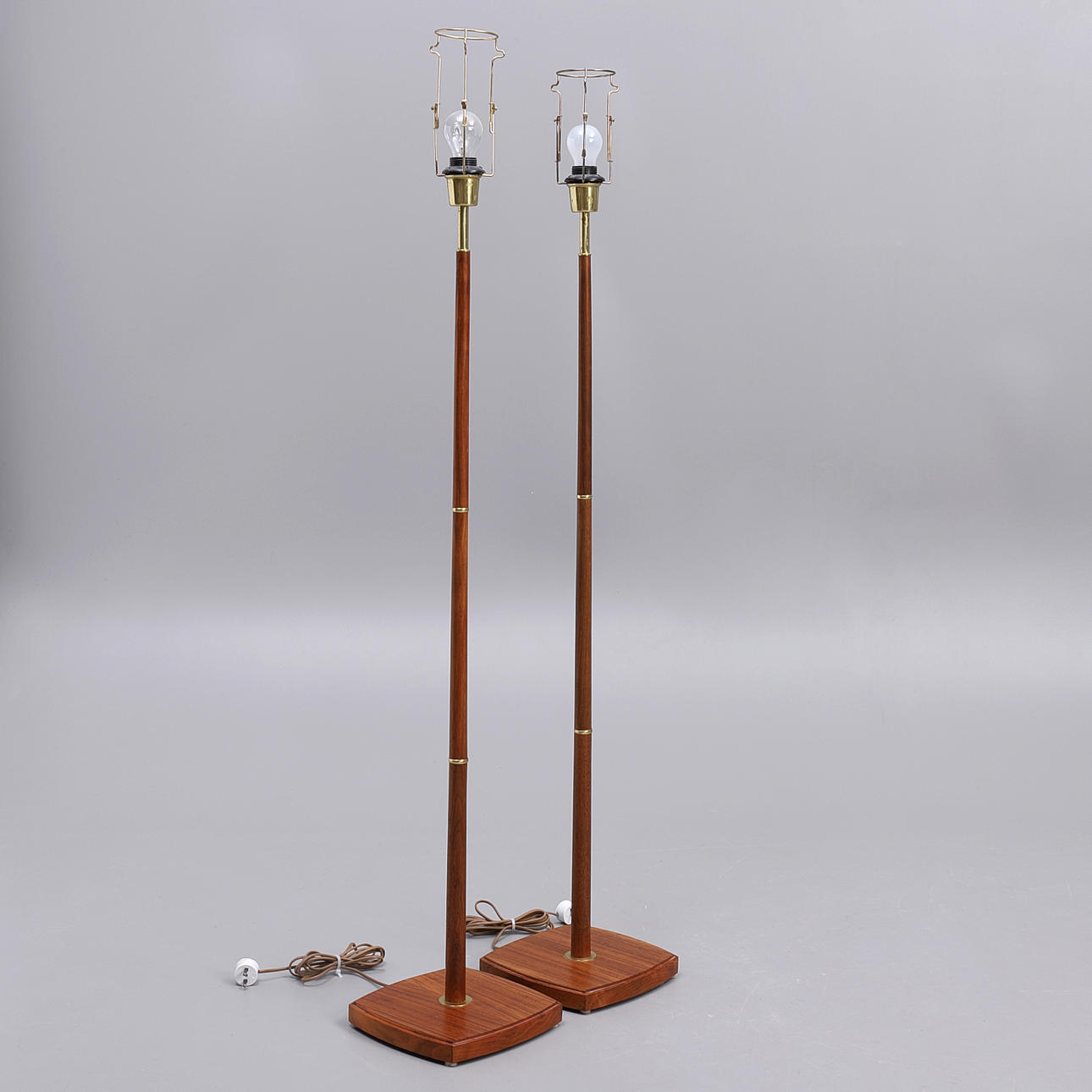 FLOOR LAMPS 1 pair, MAE 86, teak.