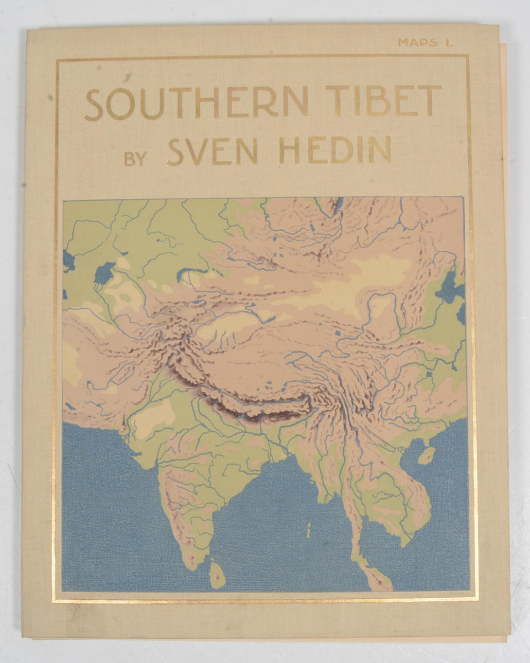 Sven Hedin. Sydlige Tibet. KORT I.