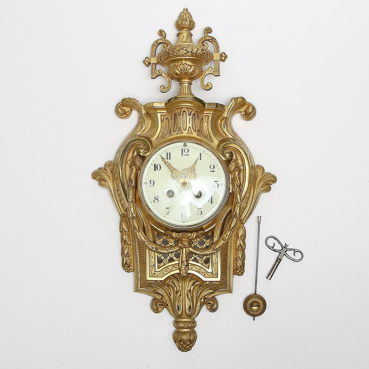 VÄGGPENDYL, Louis XVI-stil, Japy & Freres, Frankrike, omkring 1900.