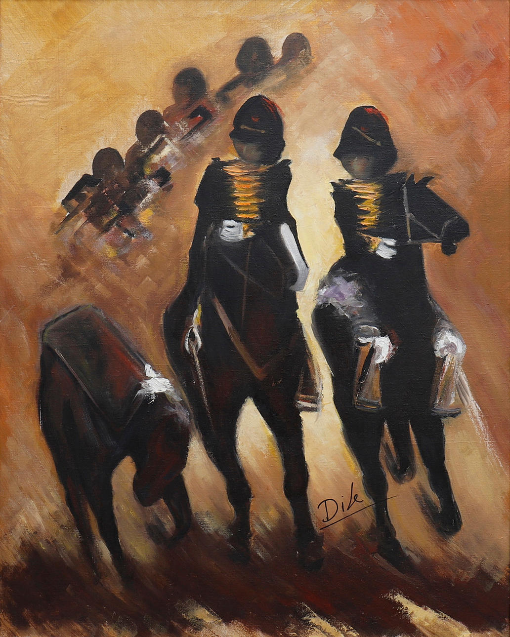 PIETER DIK. KAVALLERISTER.