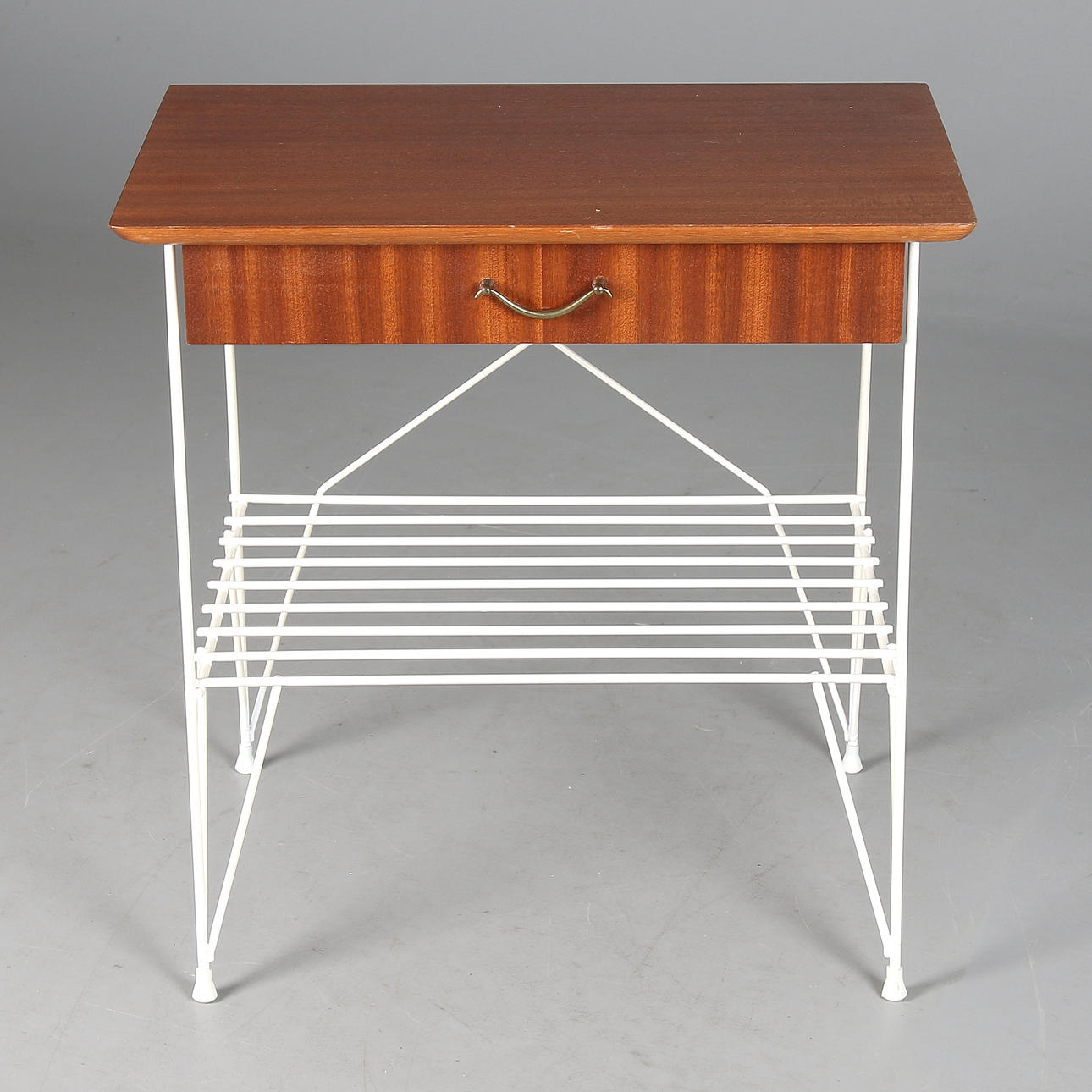 SÄNGBORD, teak, stringmodell, 1960-tal.