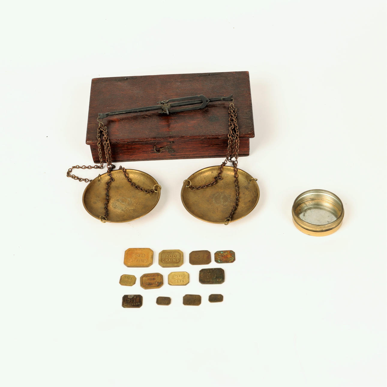 MÜNZGEWICHT Ende des 19. Jahrhunderts.