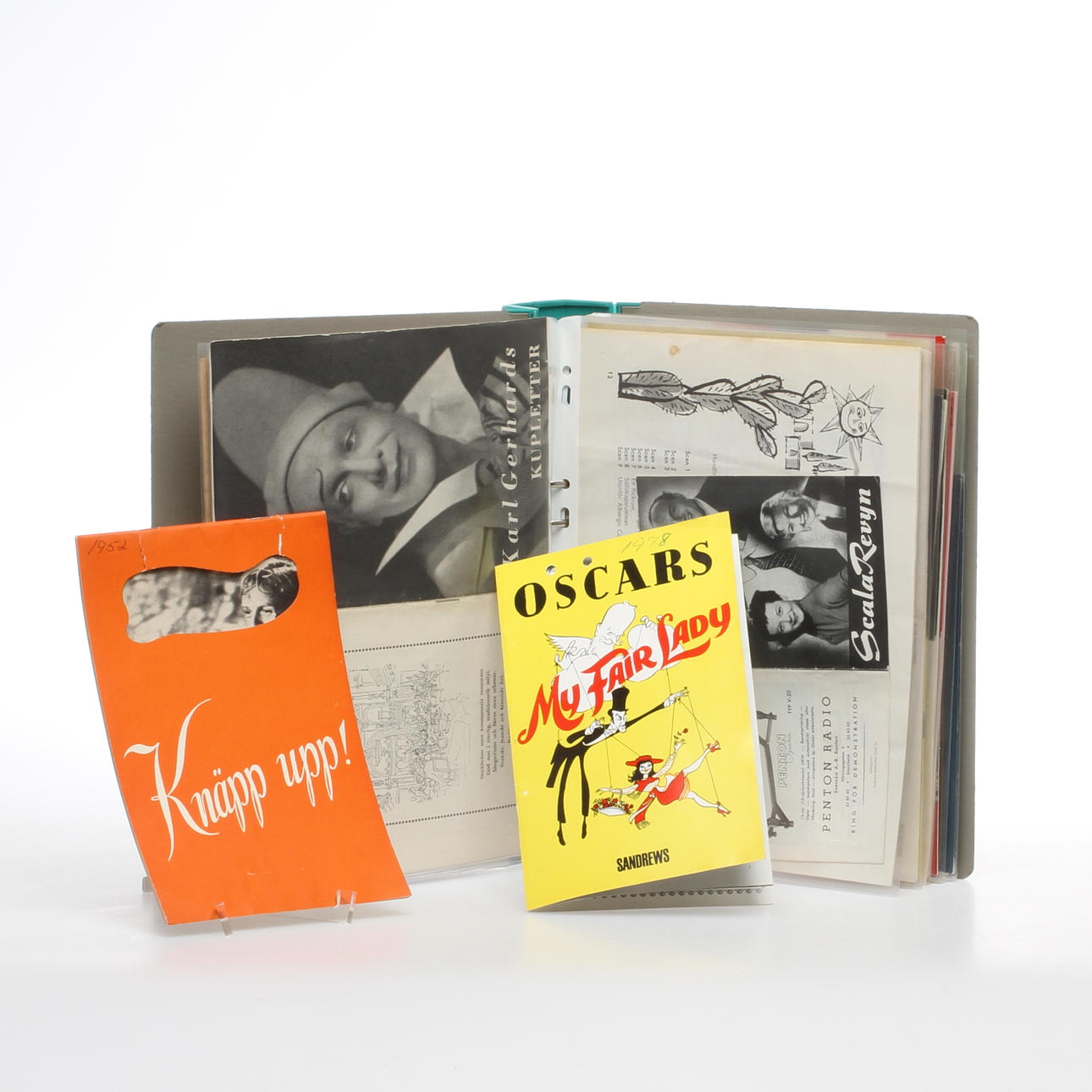 DIVERSE TEATER- OCH REVYPROGRAM, 1950-1990-tal.