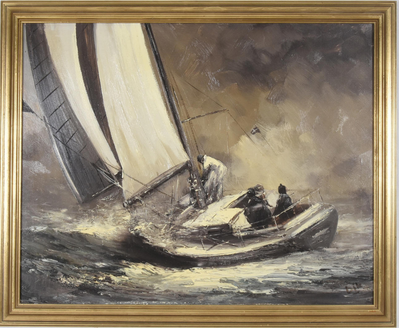 PETER DIK. Oil on canvas.