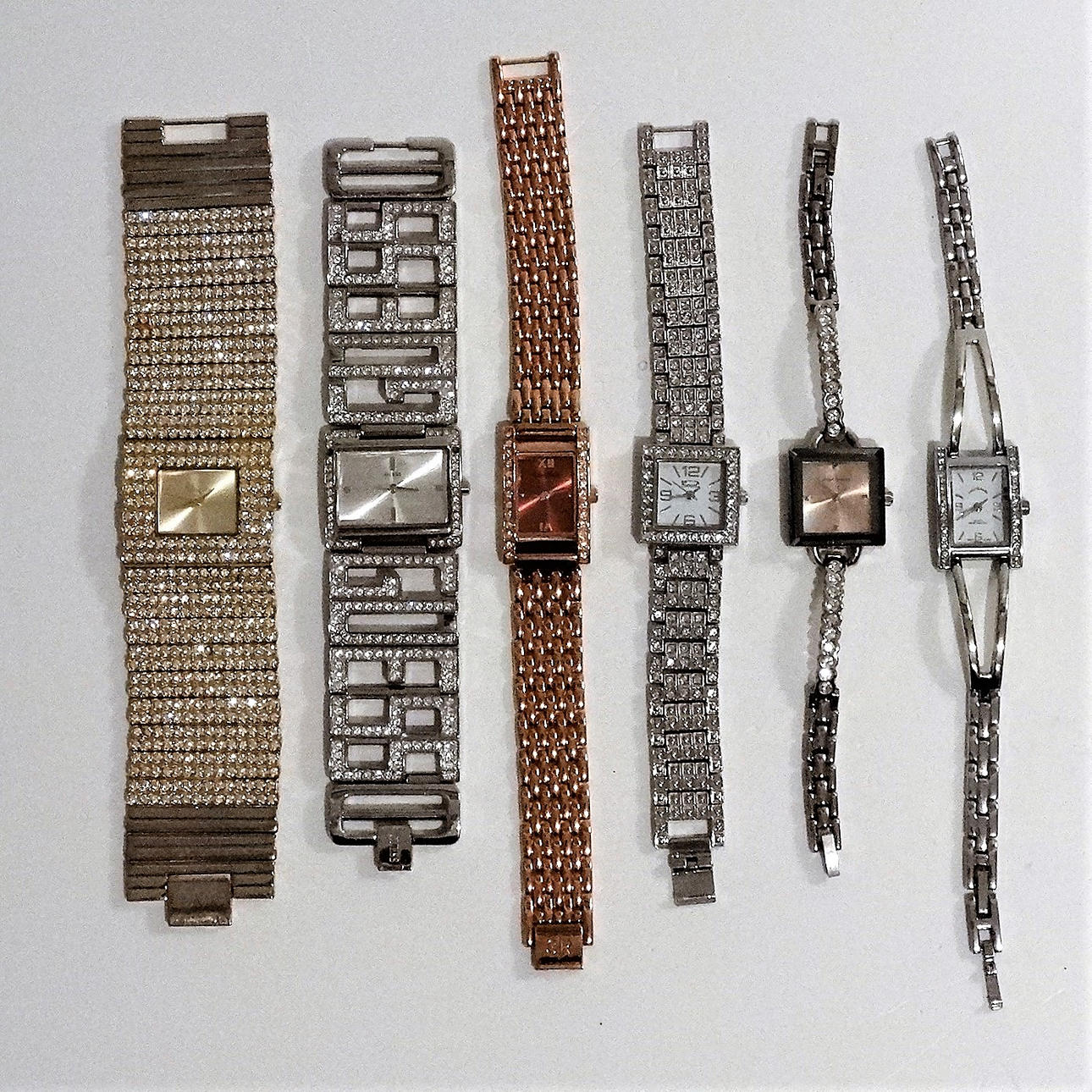 6 GLITTER ARMBANDSUR.