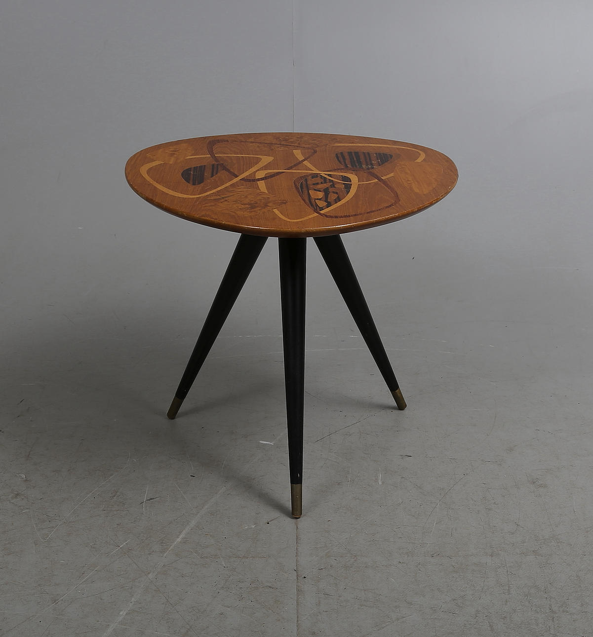 SOFFBORD, intarsia, 1950/60-tal.