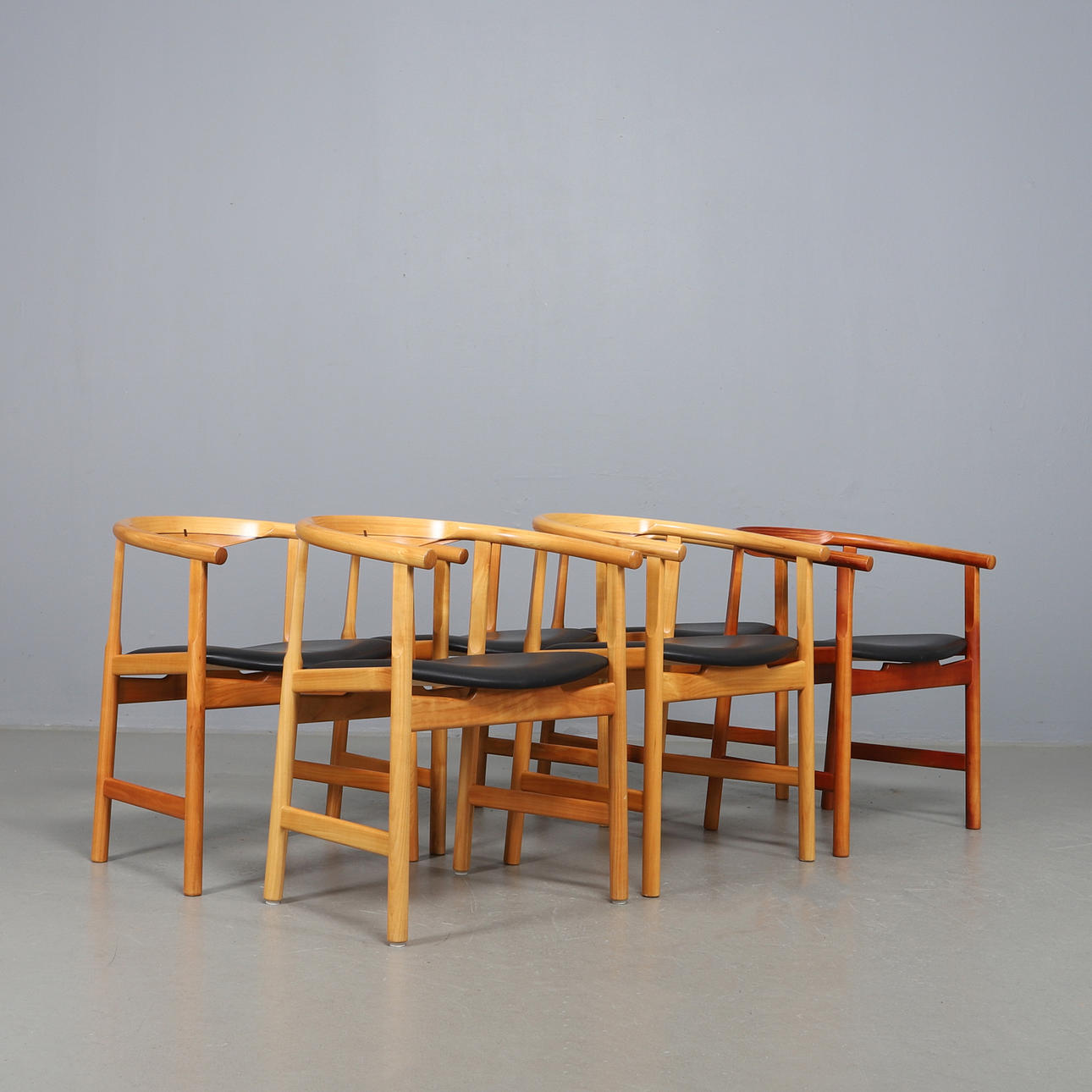 LÆNESTOL, 6 stk, PP203, Hans J Wegner, PP Møbler.