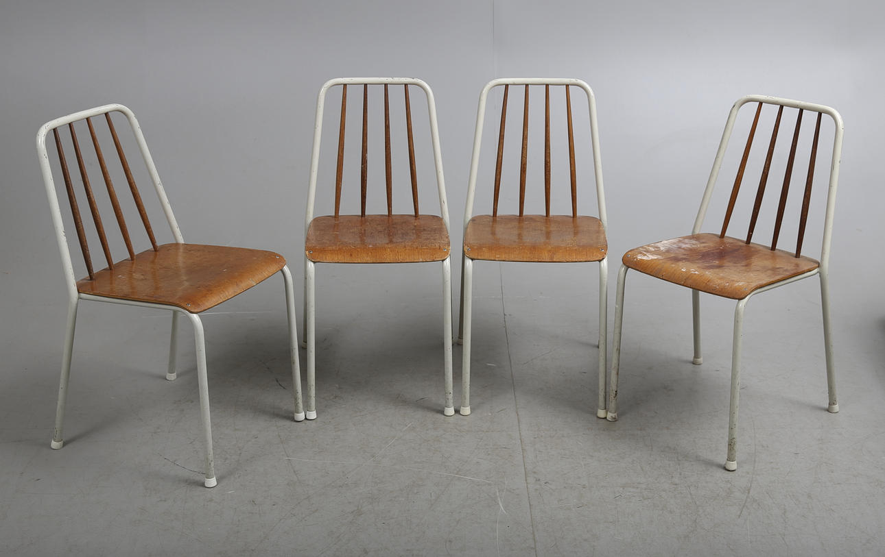 STOLAR, 4 st, Bjärnum Slöjdfabrik, 1950/60-tal.