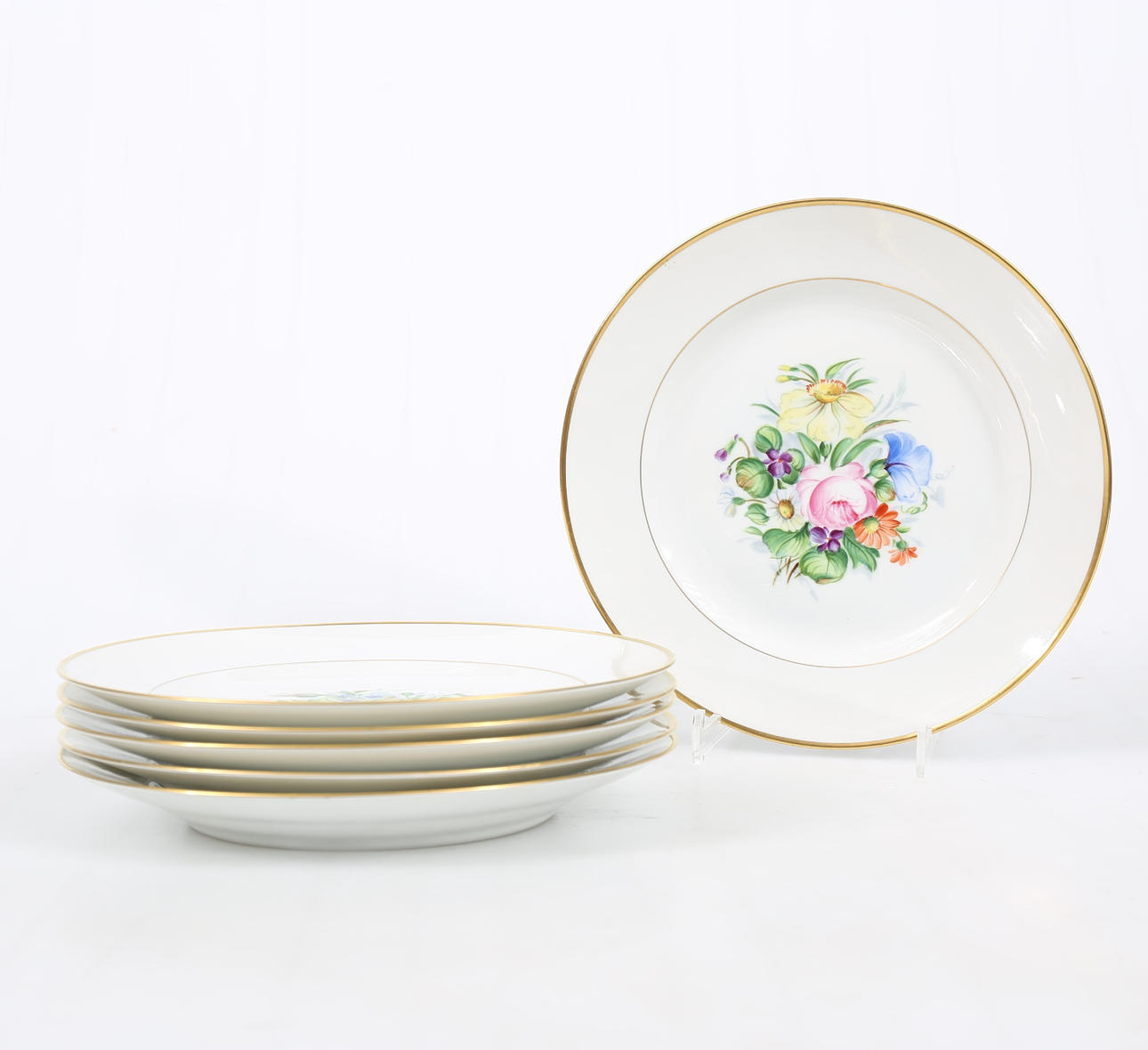 TALLRIKAR, porslin, 6 stycken, Bing & Gröndahl.