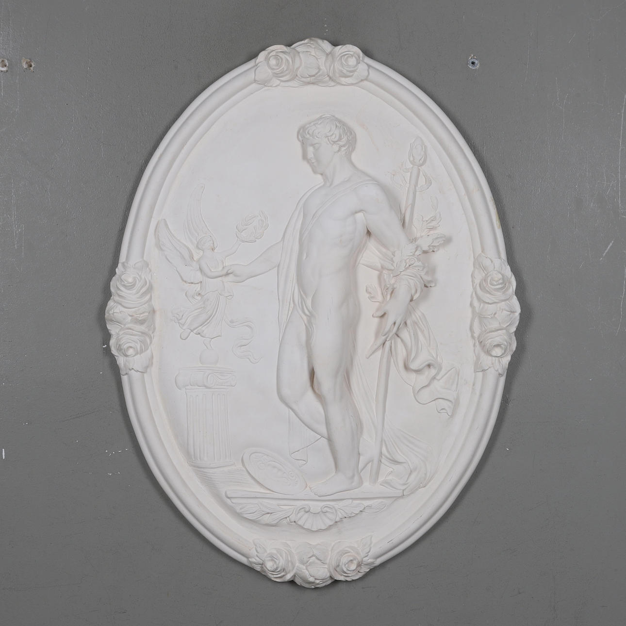 WANDRELIEF, Gips, 20. Jahrhundert.