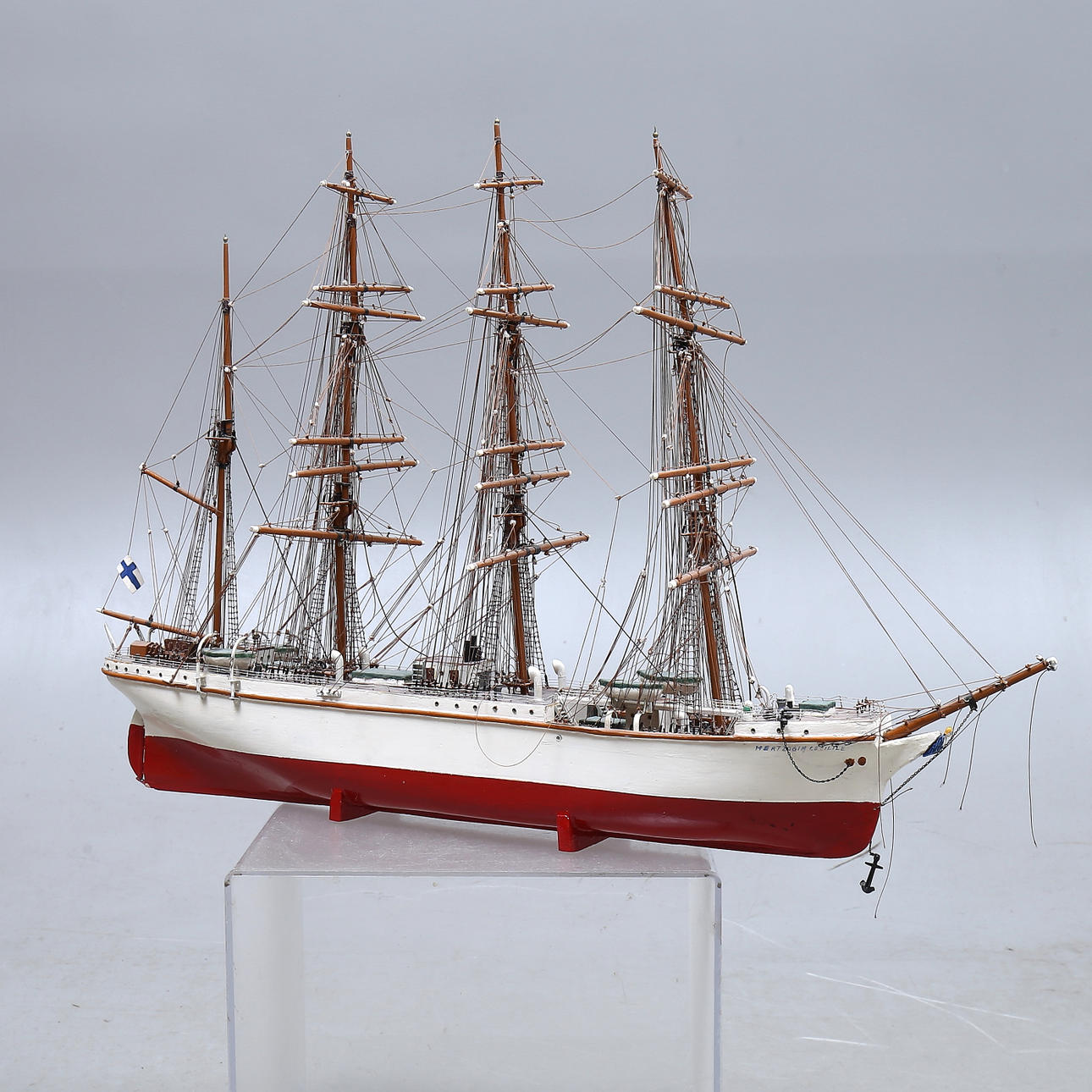 SHIP MODEL, marked Mariehamn.