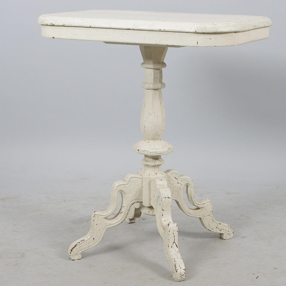 PELARBORD, vitmålat, sent 1800-tal.