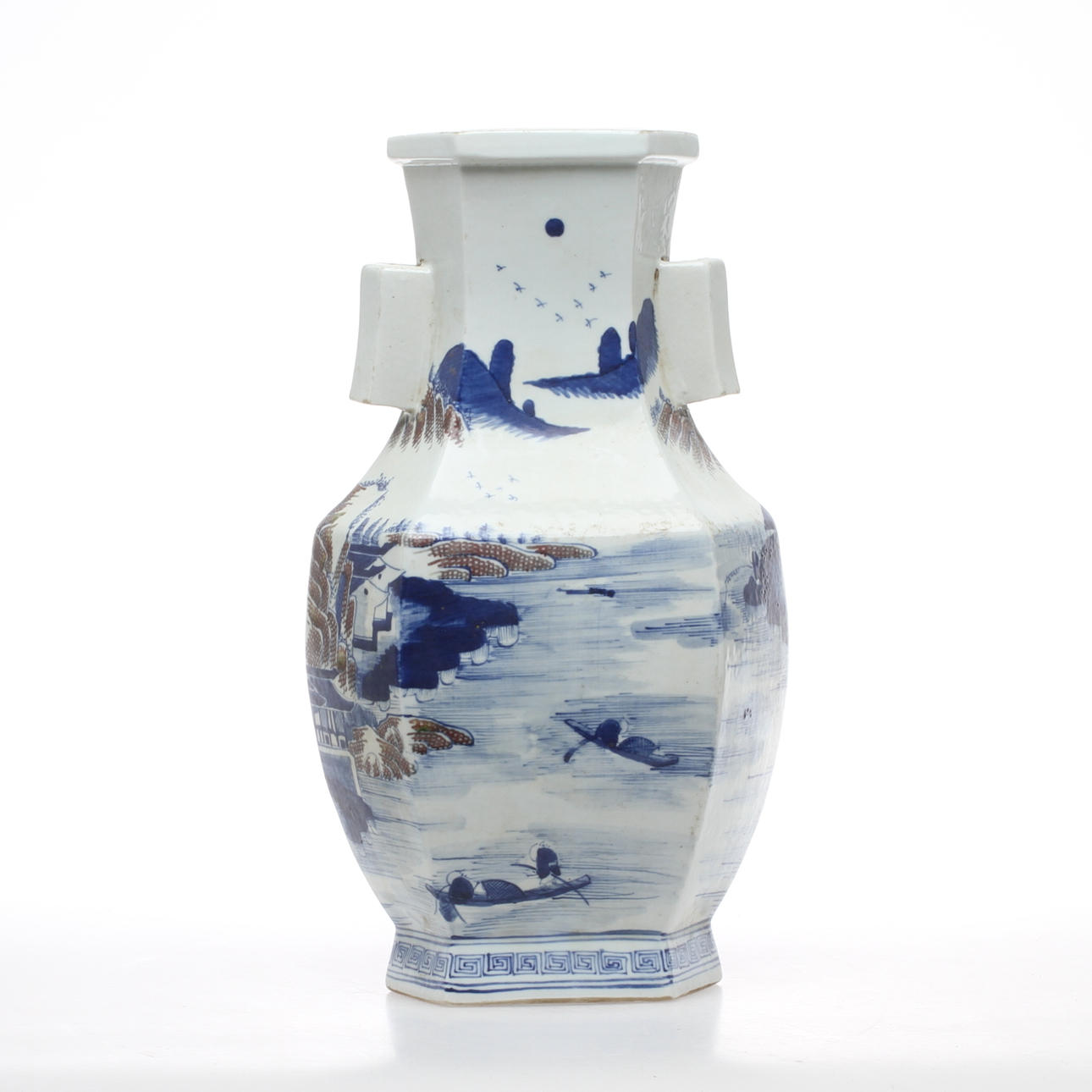 VAS, med hänklar, porslin, Kina.