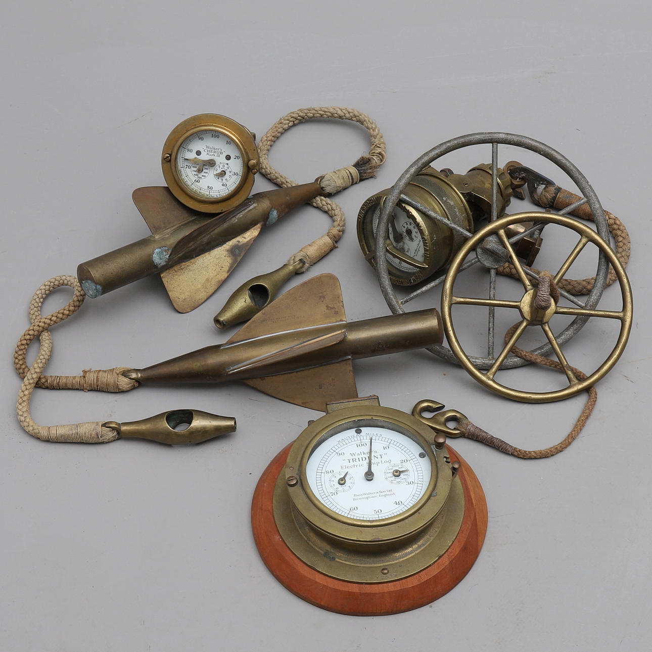 SCHIFFSPROTOKOLLE/TEILE AN, Walker's Trident Electric und Cherub mark III. in Ein Menge.