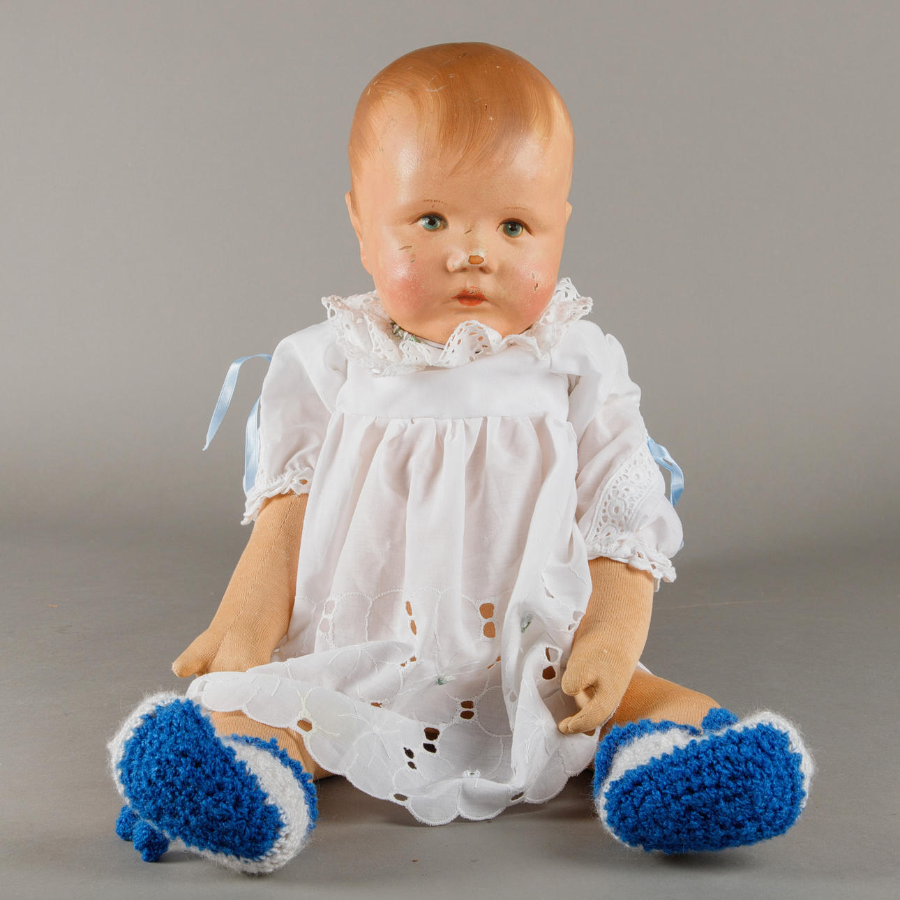 Käthe Kruse, "Traumerchen", learning doll, 1950s.