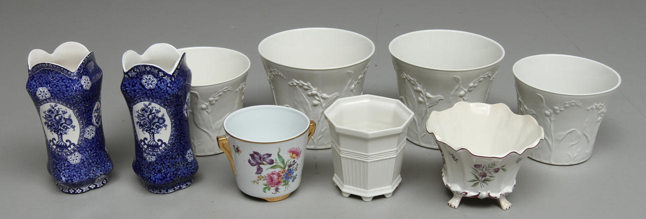 PARTI PORSLIN, 9 delar, 1900-tal.