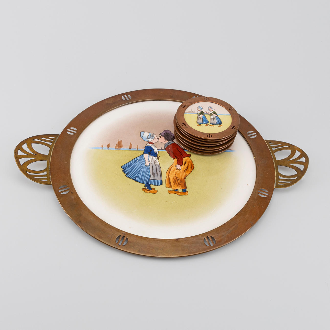 BRICKA och GLASUNDERLÄGG.