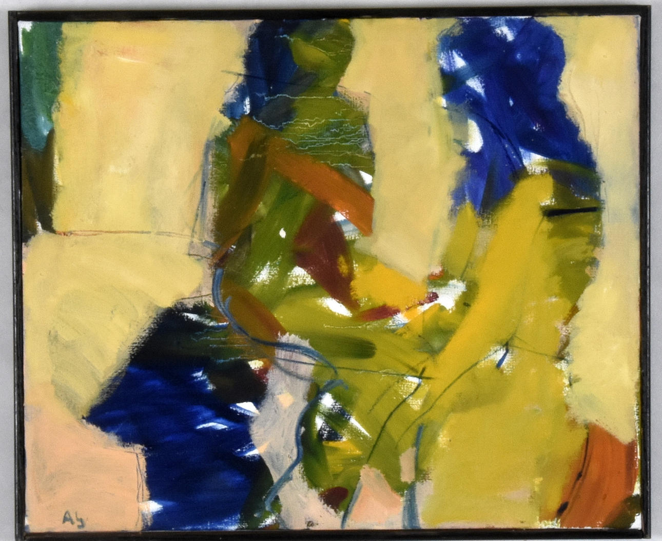 ANDERS GYLLERFELT. Olja på duk.