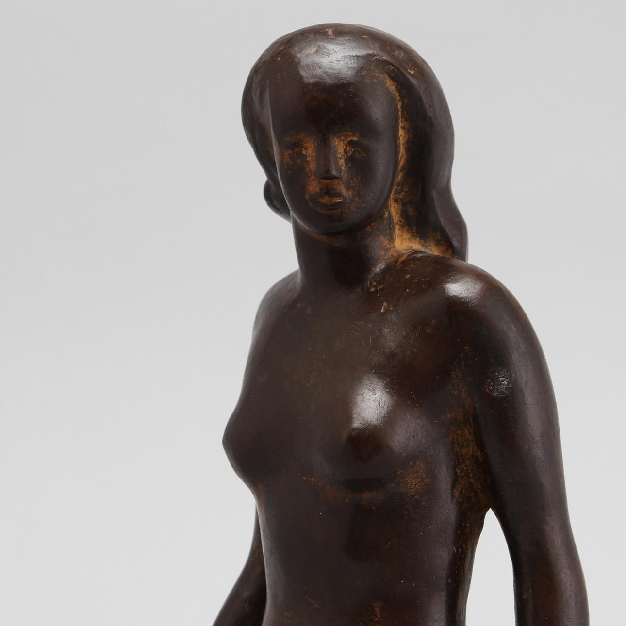 CARL WILHELMS (1889-1953) FINLAND. SKULPTUR, brons, brunpatinerad, signerad 1931.