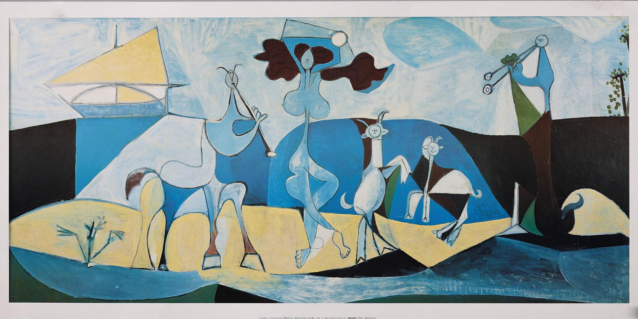 PABLO PICASSO. NACH. „Lebensfreude oder Antipolis“.