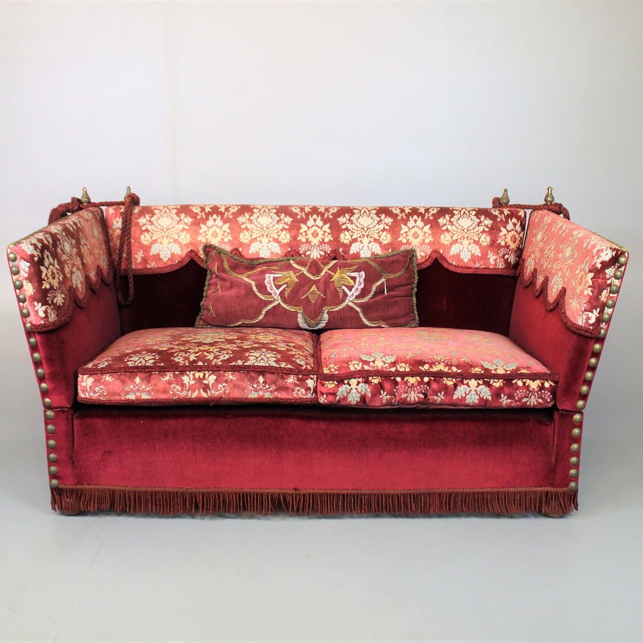 SOFFA med fällbara armstöd, tidigt 1900-tal.