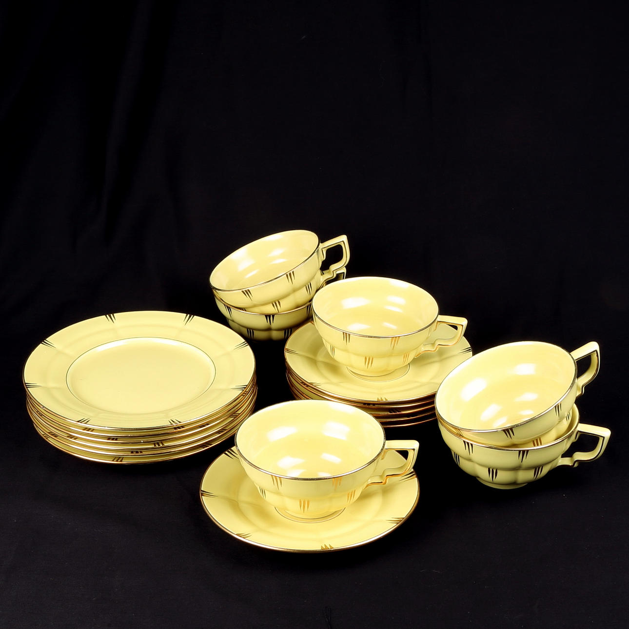 TESERVISDELAR, 12 delar, Arthur Percy, Gefle Royal.