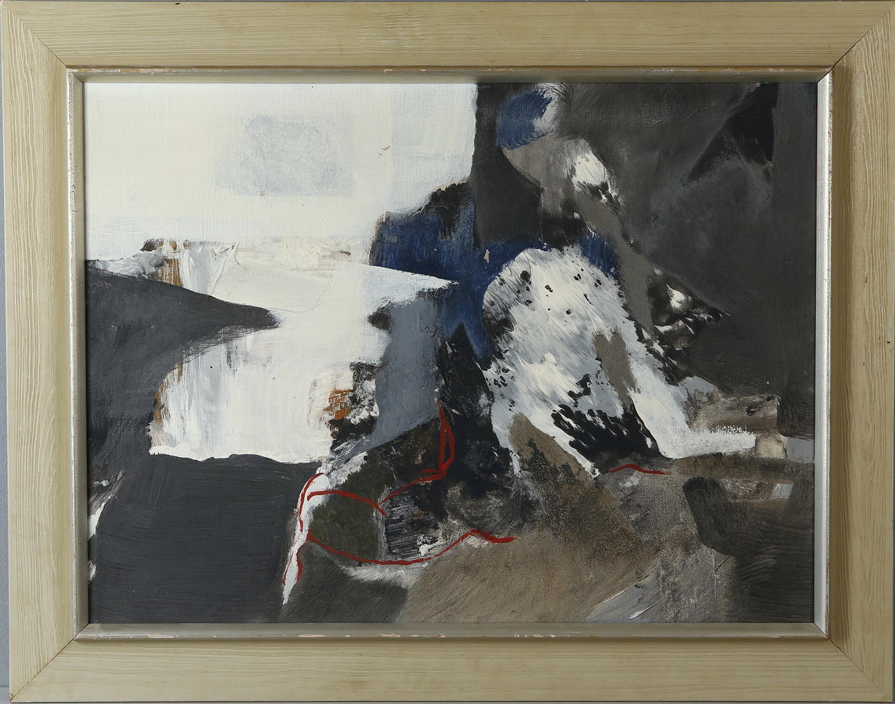 GUNNAR JOHNSSON. "Shot bird", oil on canvas, signed.