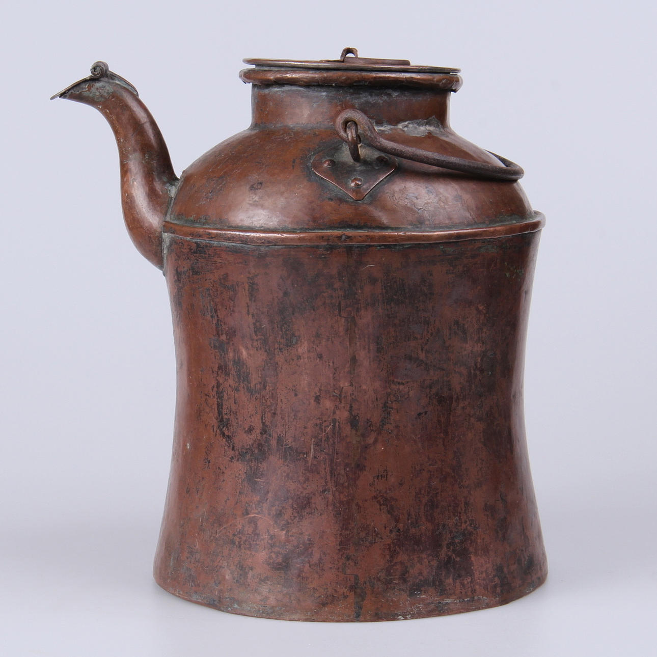 KAFFEPANNA, koppar, 1800-tal.