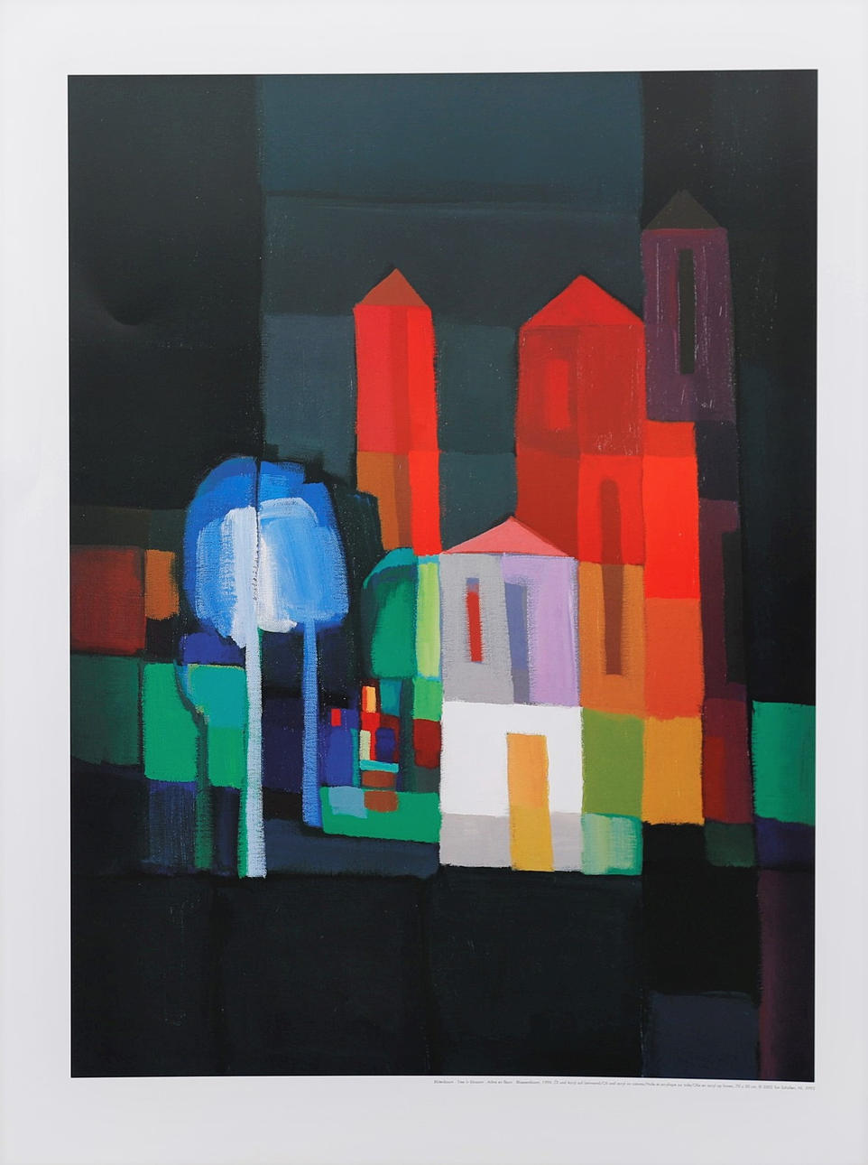 TON SCHULTEN. NACH. "Baum in Blüte".