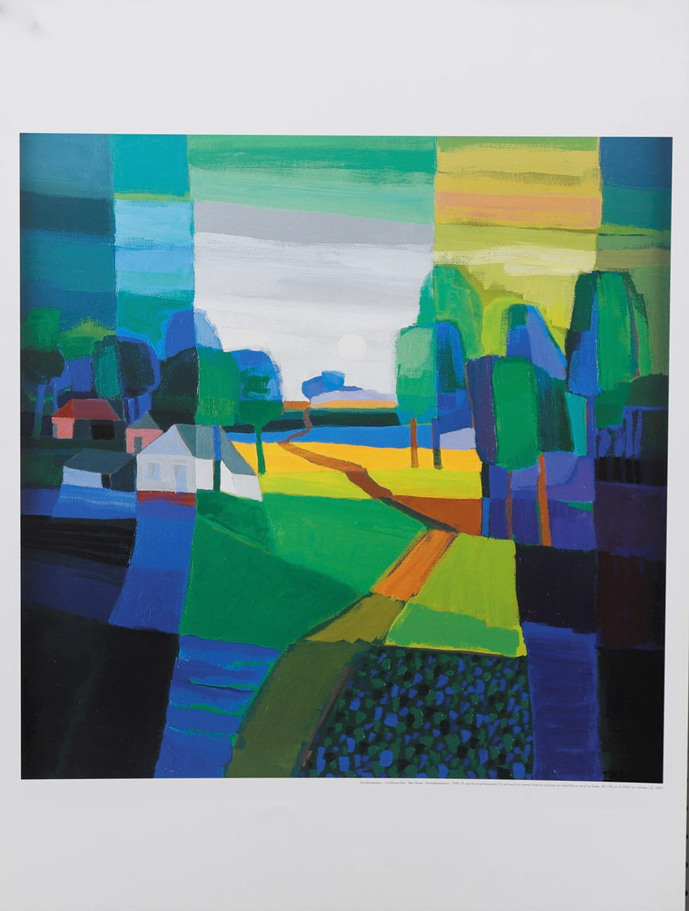 TON SCHULTEN. NACH. "Kornblumenblau".