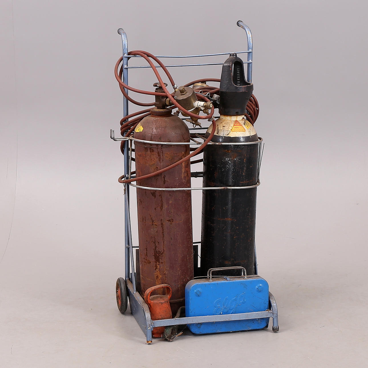 SVETS/SKÄRBRÄNNARE, GASFLASKOR, Elga D75.