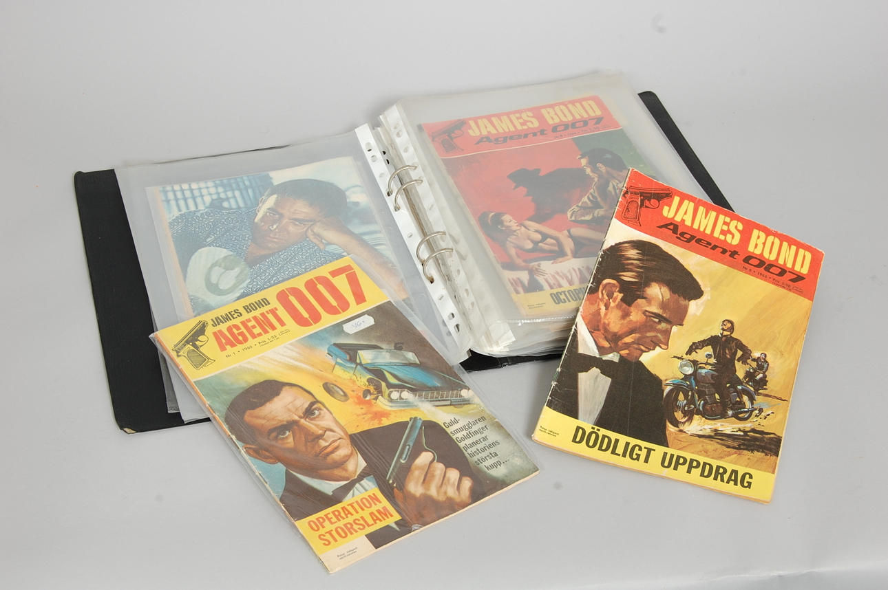 SAMLING SERIETIDNINGAR, James Bond bla. Nr 1 från 1965.