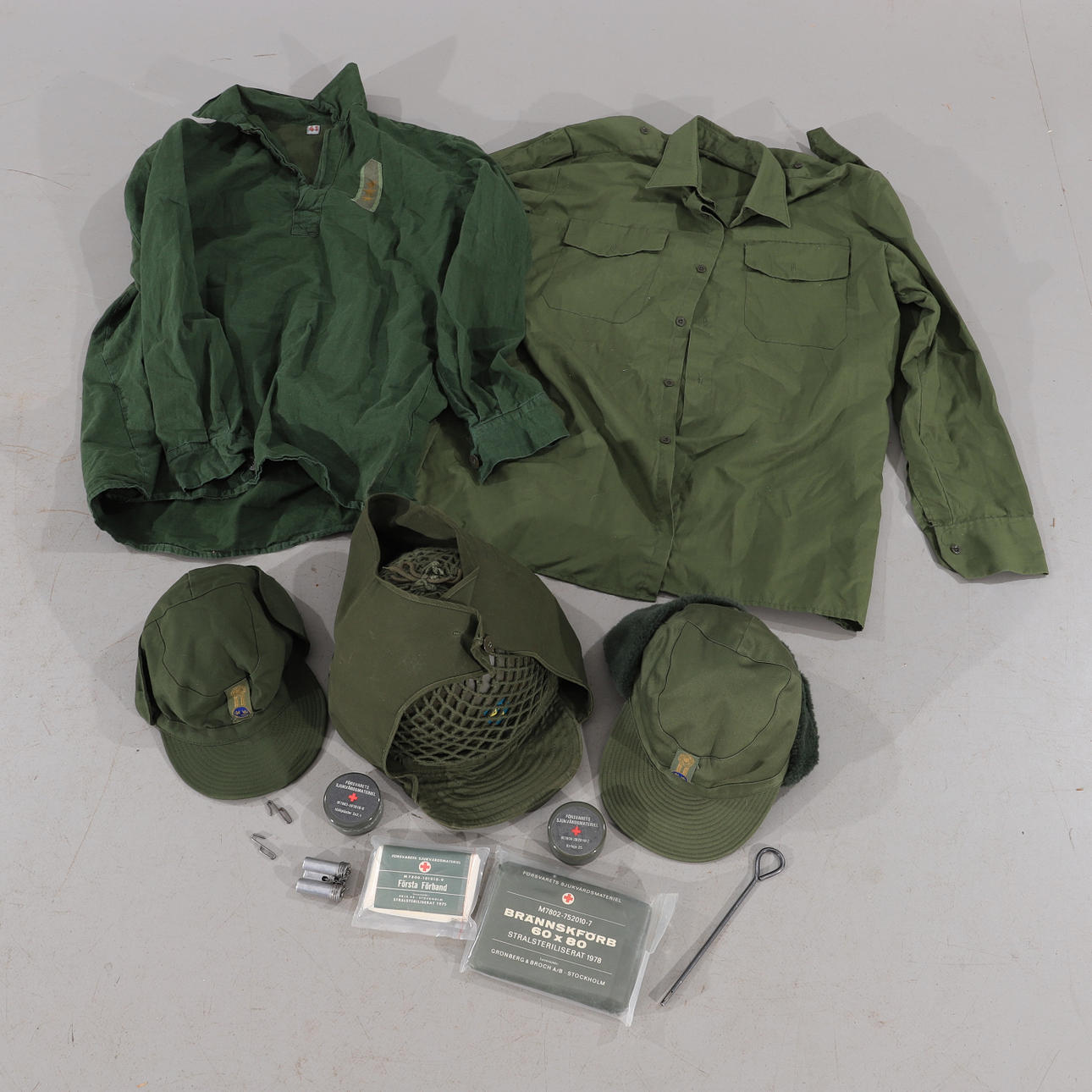 VAATTEET JA VARUSTEET, Ruotsin armeija.