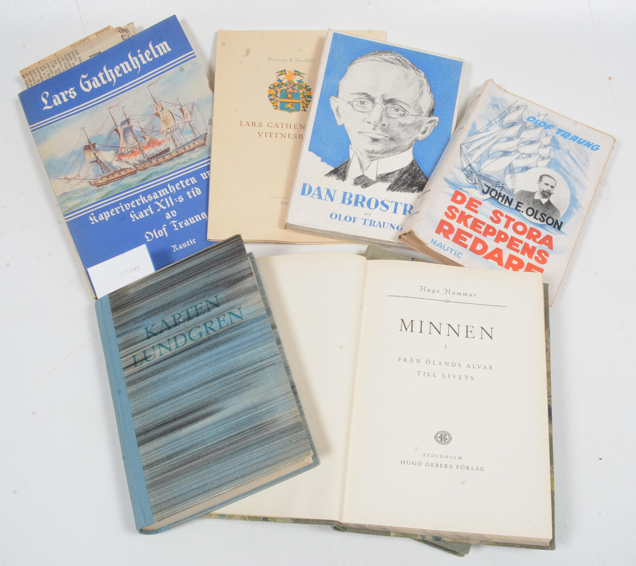 OLOF TRAUNG. nautisk, 7 bind.