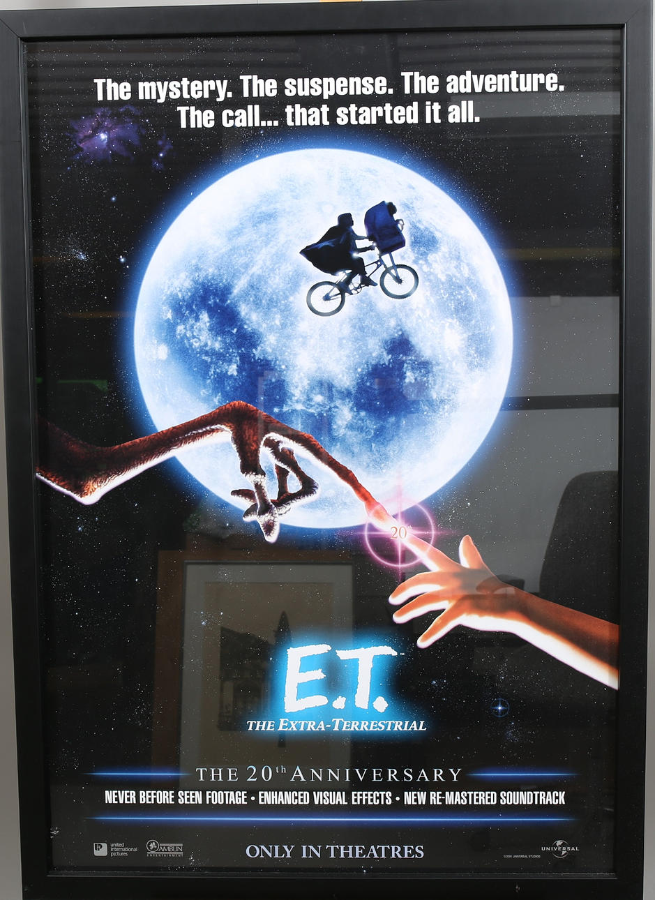 CARTEL DE PELÍCULA, ET El extraterrestre.