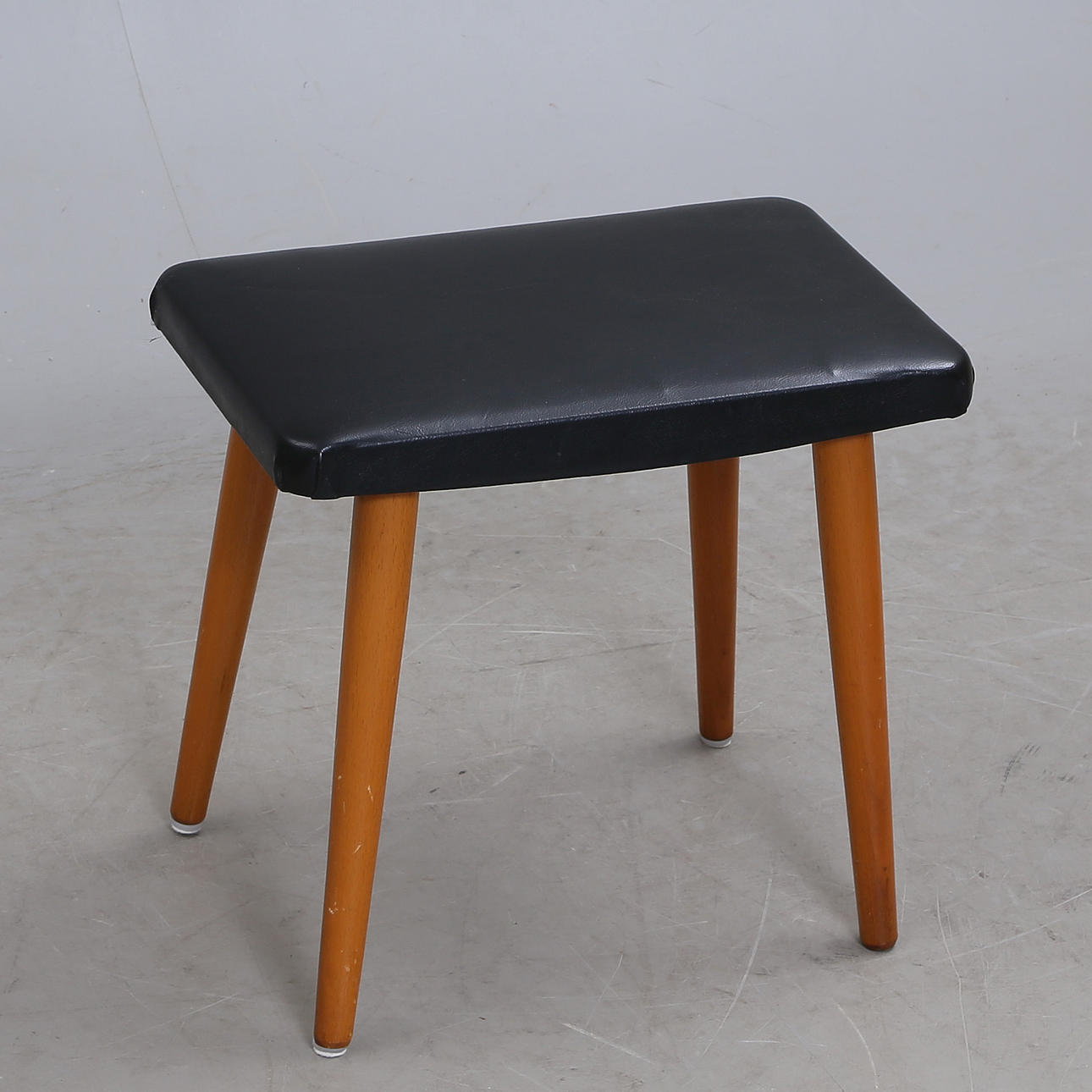 Stool, wooden legs, 1950s/60s.