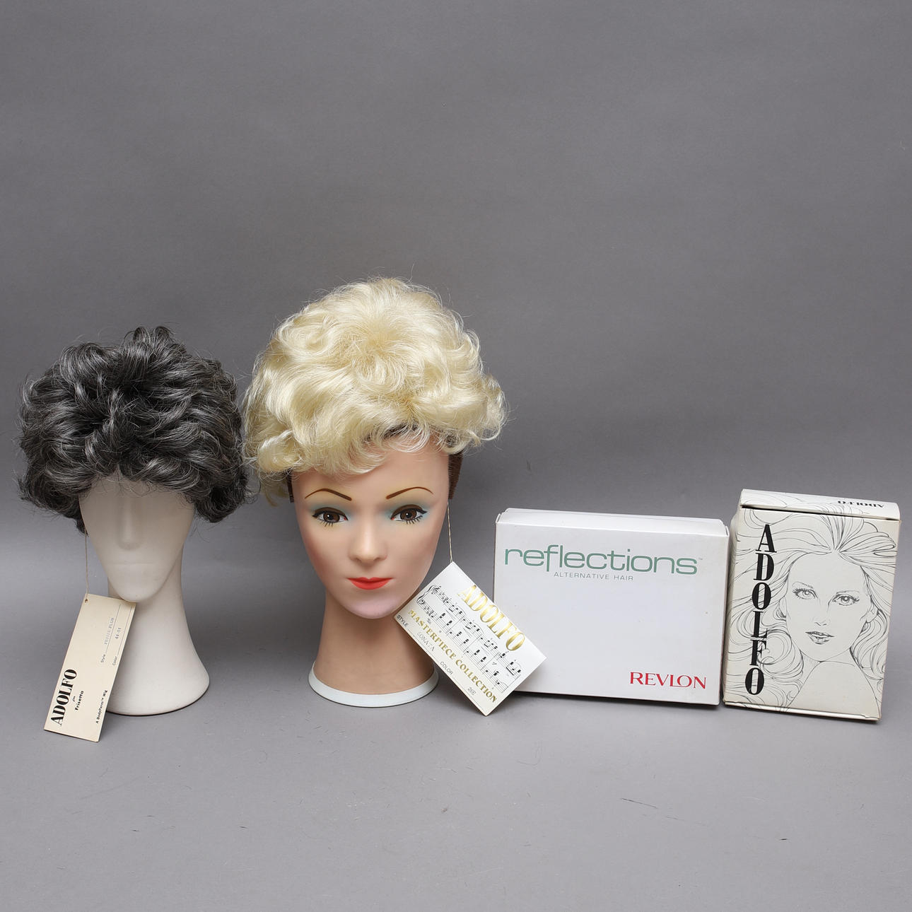 WIGS, 2 pcs, Adolfo, Kanelon.