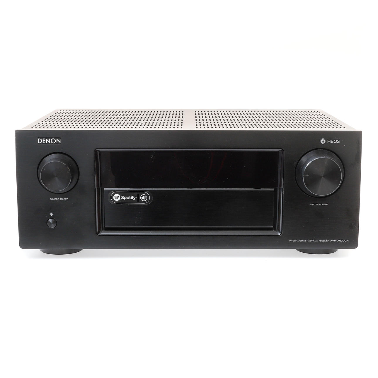 A DENON AVR-X6300H AV RECEIVER.