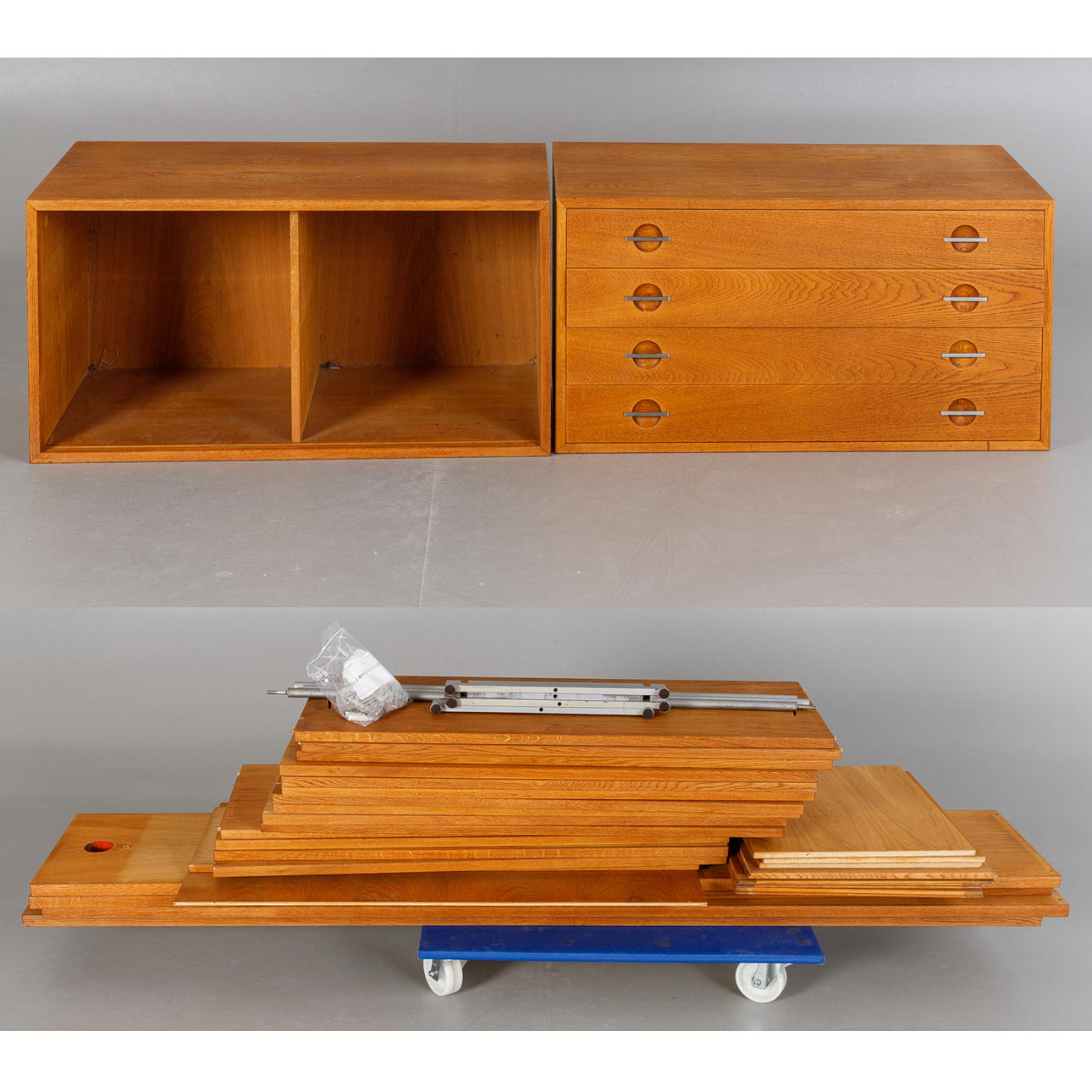 HANS J. WEGNER. Reolsystem 'RY-100' Ry Møbler.