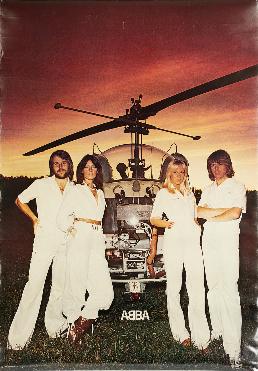 ABBA, ARRIVAL, poster, 1976.