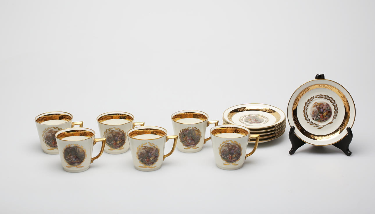 KAFFESERVIS, Kunglig dansk.