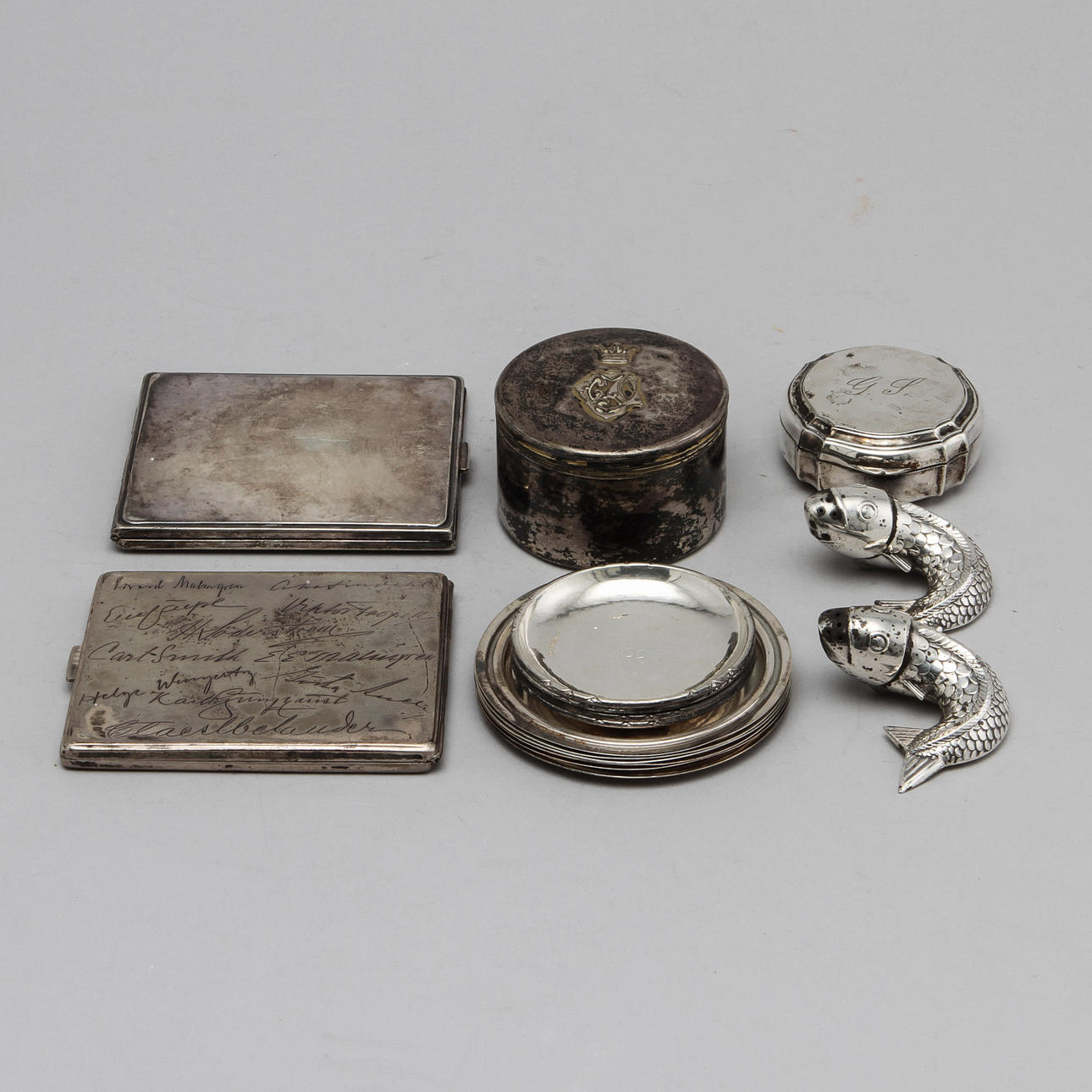 SILVER, 16 delar, ca 570 gram.