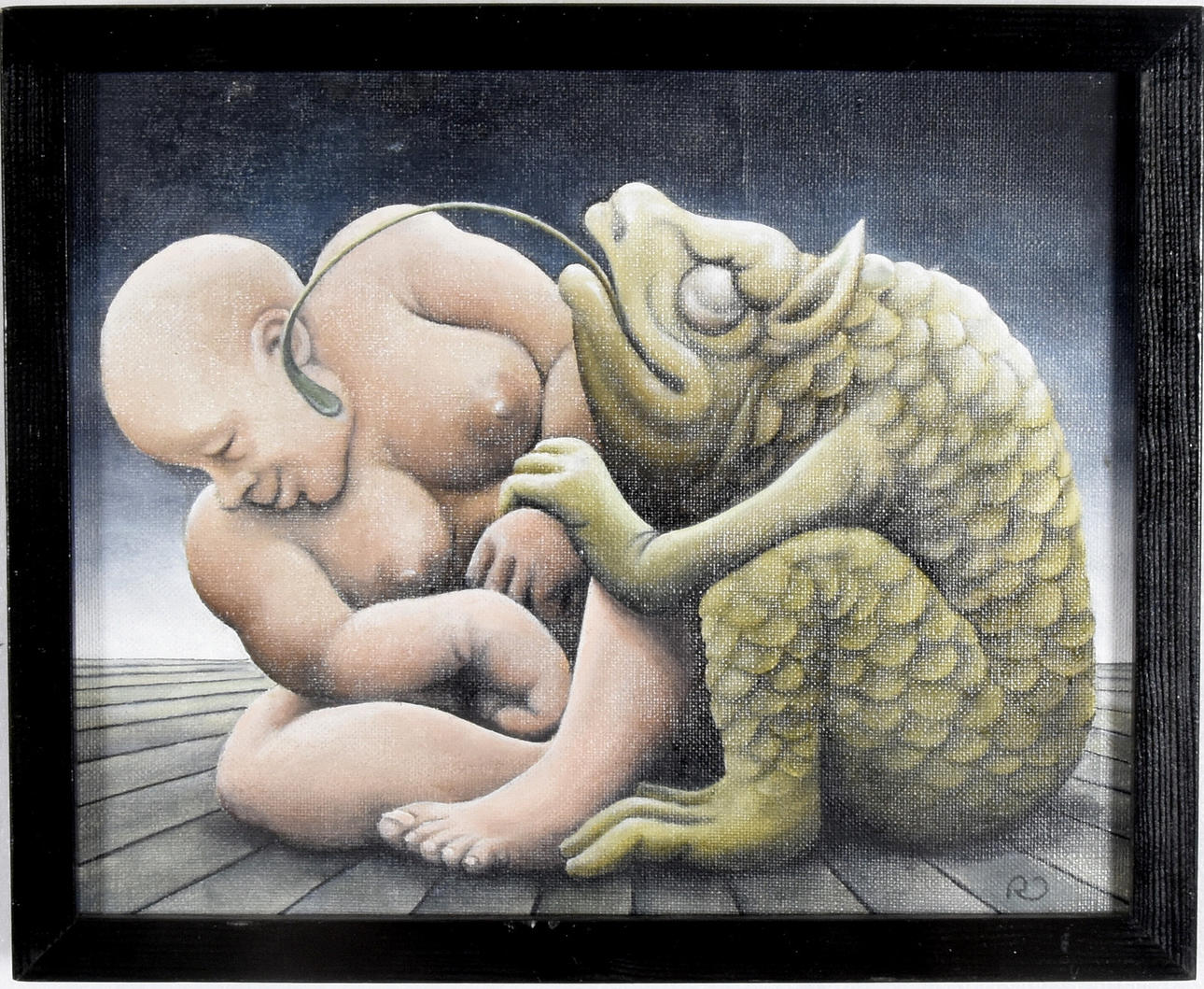 ROLF DAHLSTRÖM. Olja på duk.