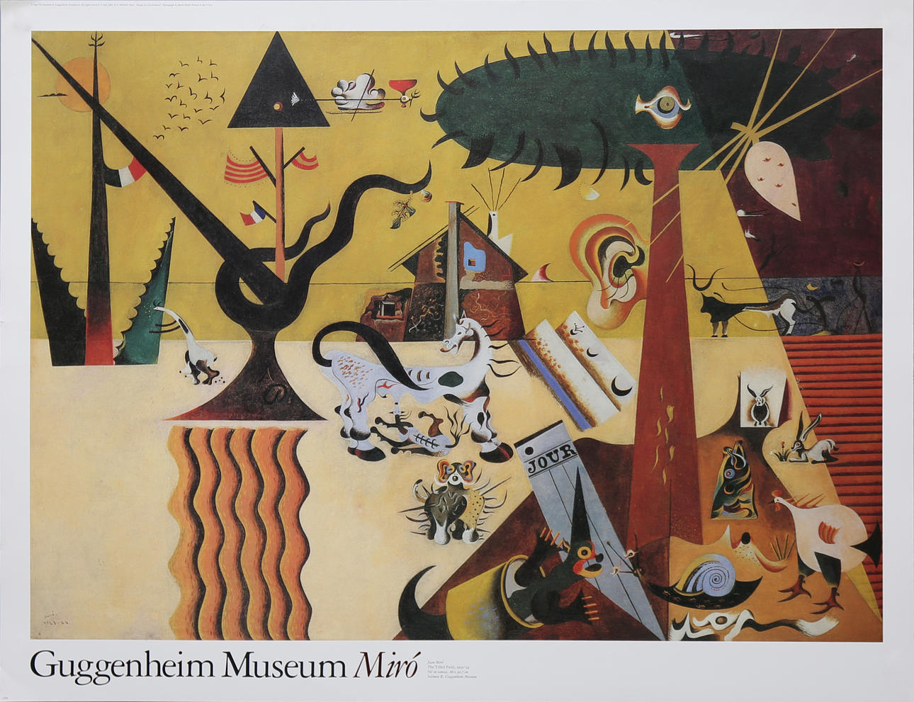 JOAN MIRÓ. SEGÚN. "Guggenheim Museum Miró".