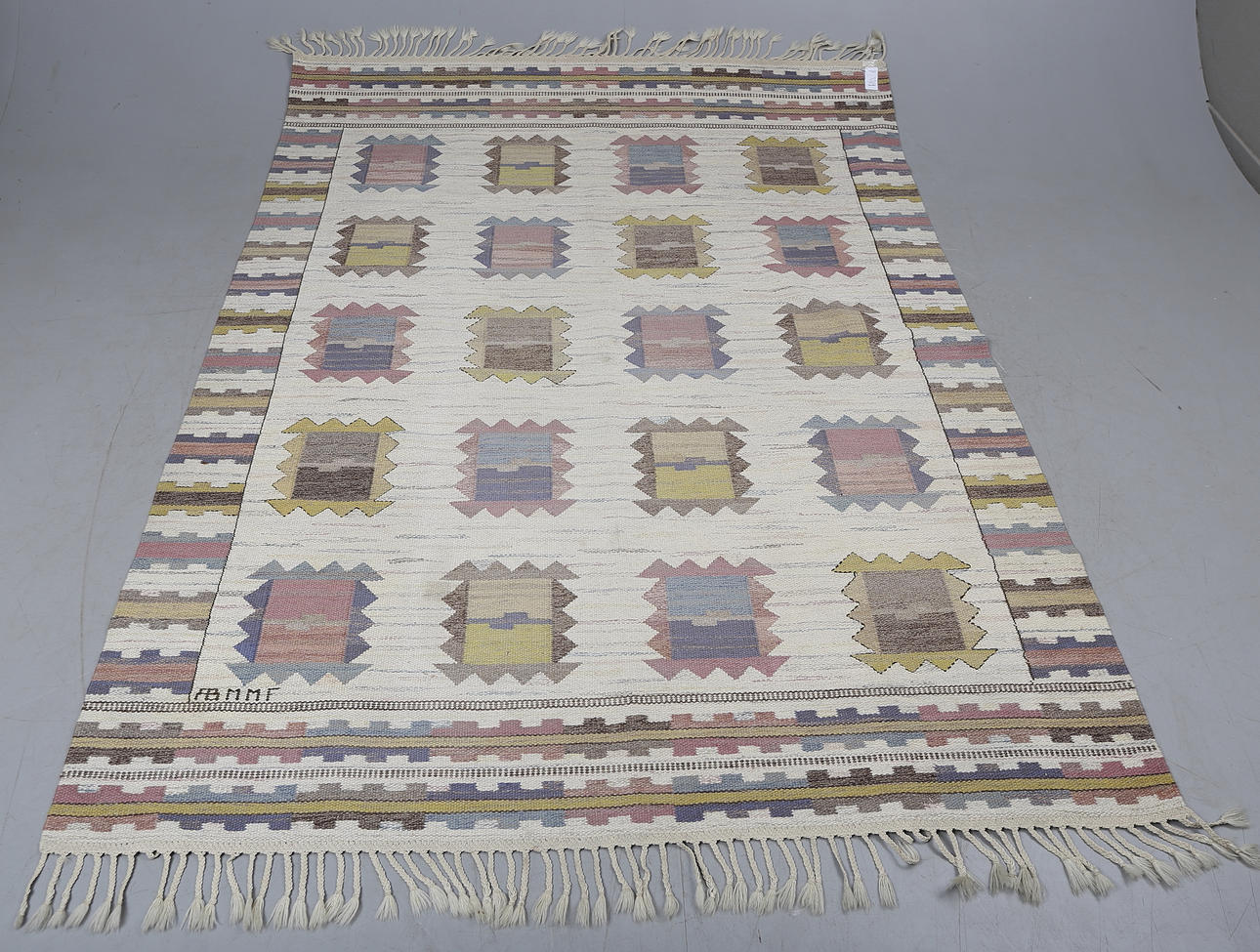 MÄRTA MÅÅS FJETTERSTRÖM. "Ljusa Plador",rölakan, signerad AB MMF.